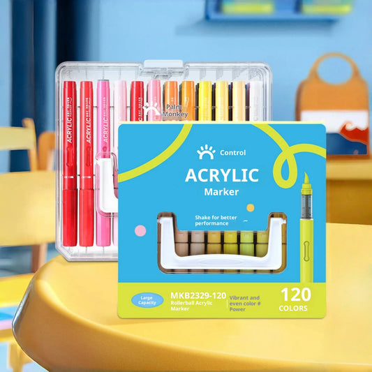 Direct Liquid Soft-Tip Acrylic Marker-24/36/48/60/84/120 Color