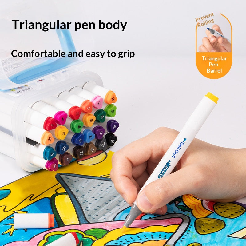 Mhmarkers 60 Colors Dual-Ended Water-Based Colored Pen