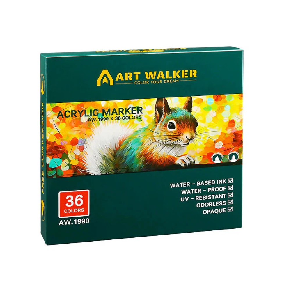 Acrylic Paint Marker Pen-12/24/36Colors