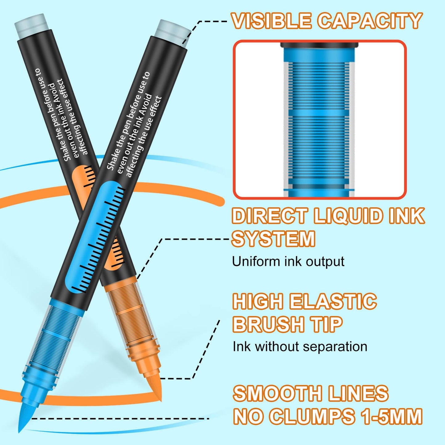 Acrylic marker-Set of 12/24/36/48/72/120