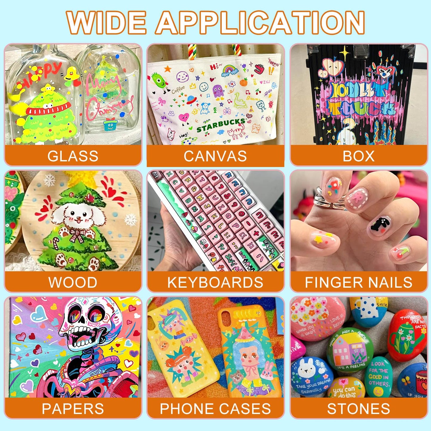 Acrylic marker-Set of 12/24/36/48/72/120