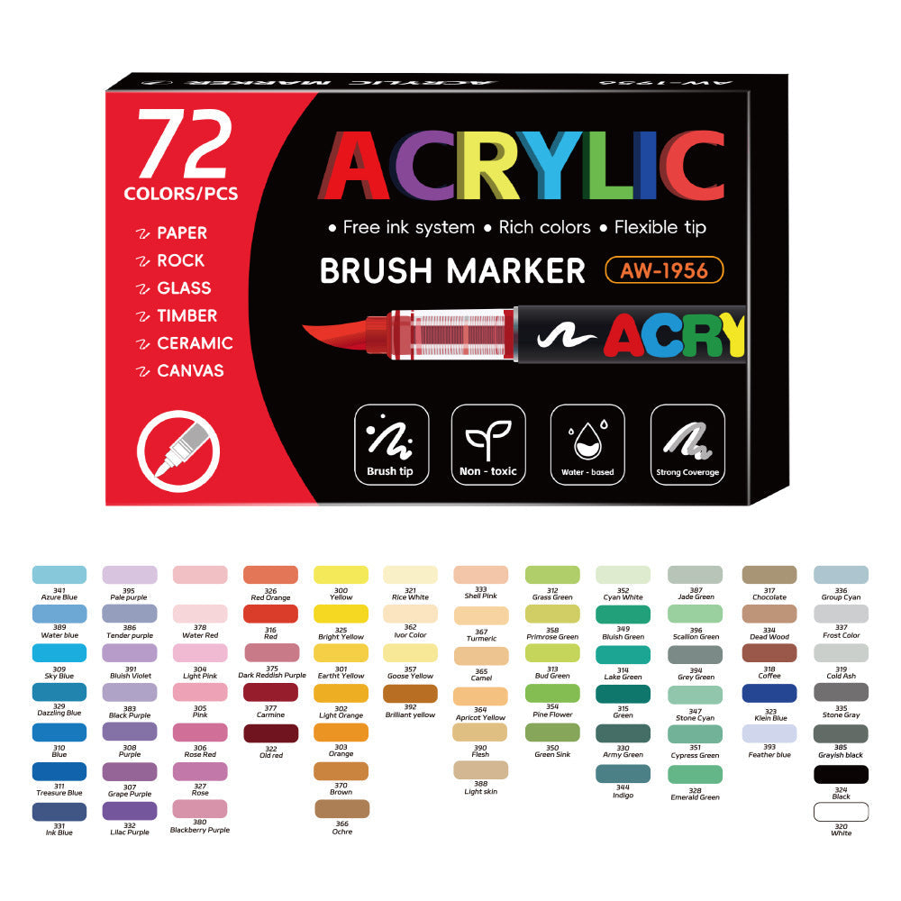 Acrylic marker-Set of 12/24/36/48/72/120