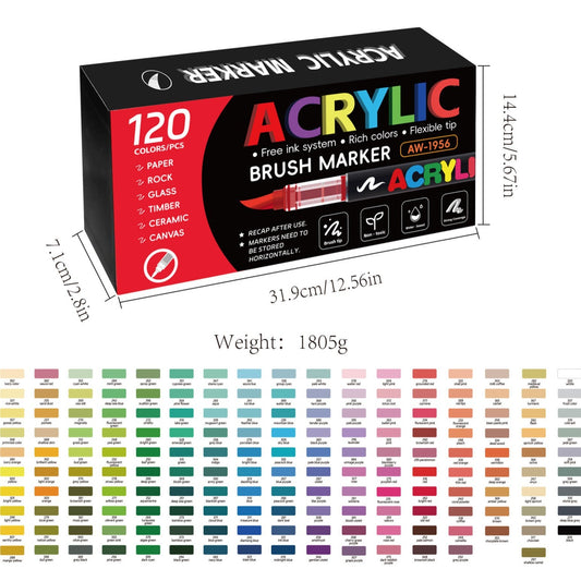 Acrylic marker-Set of 12/24/36/48/72/120
