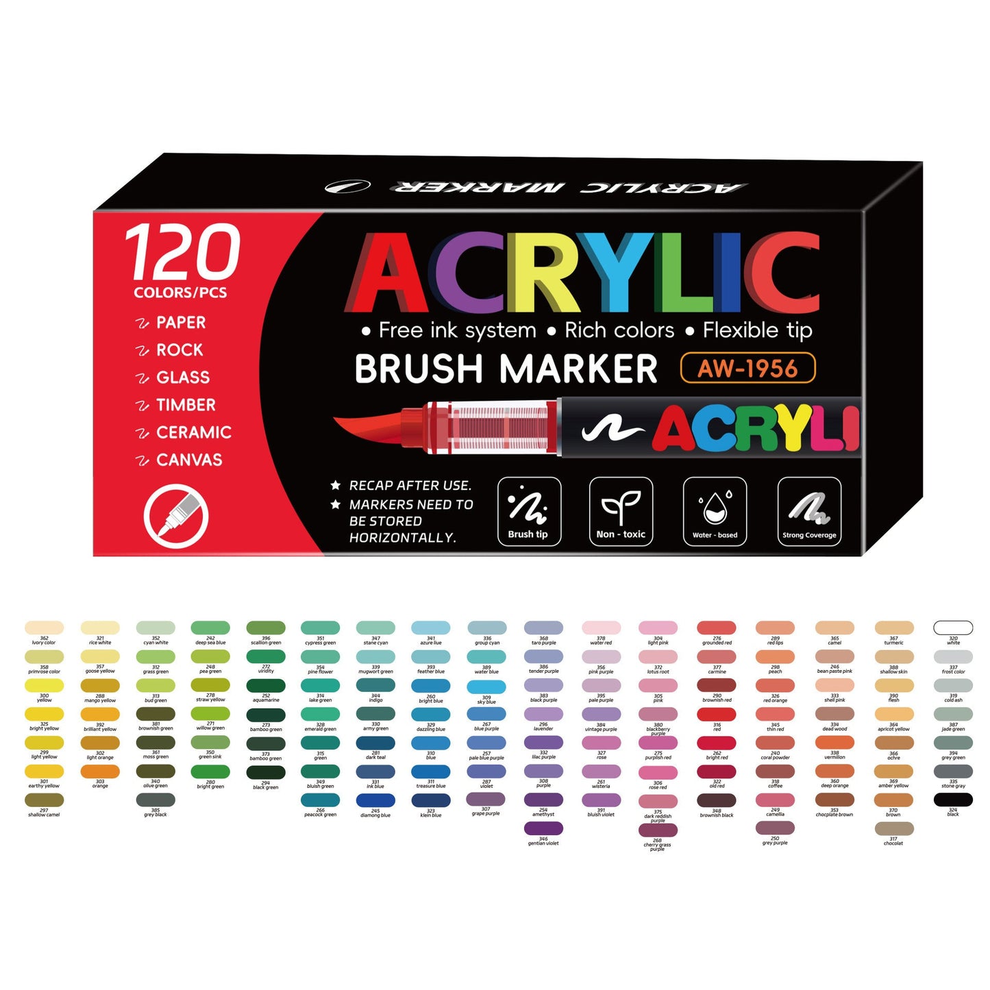 Acrylic marker-Set of 12/24/36/48/72/120