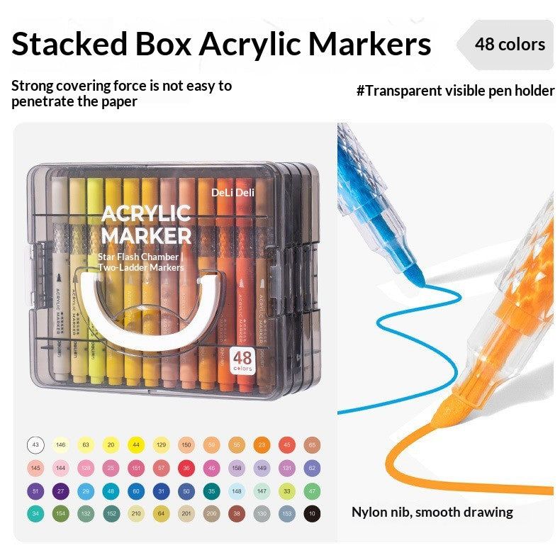 HM390 Acrylic Markers - 24/36/48/60/84 Colors